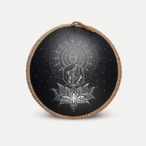 Le Guda Drum Coin Brass Bouddha Argent : Deux Visages, Une Harmonie Exceptionnelle
